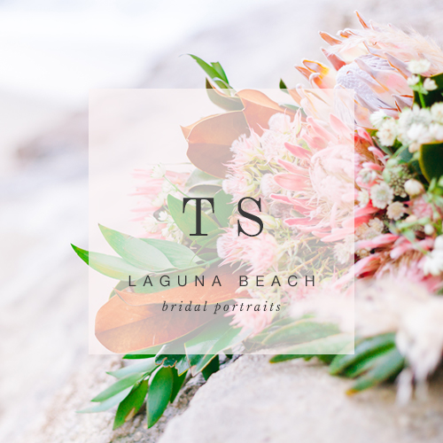 Beach Bridal Session in Laguna Beach