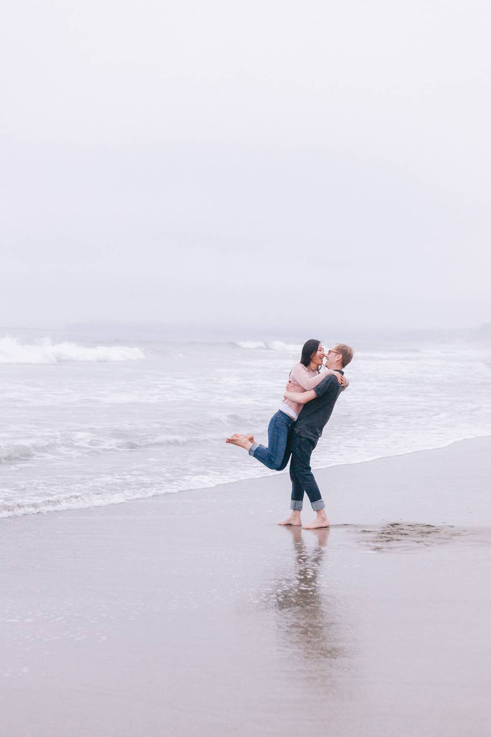 Cloudy Day Engagement in San Clemente