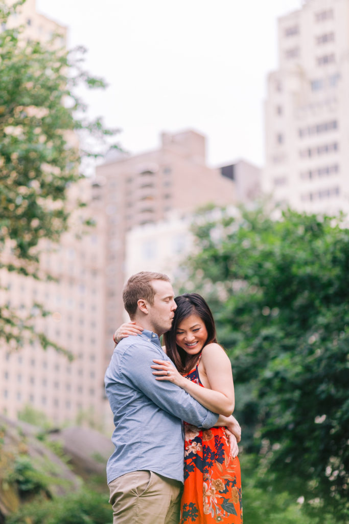 couple central park engagement style guide