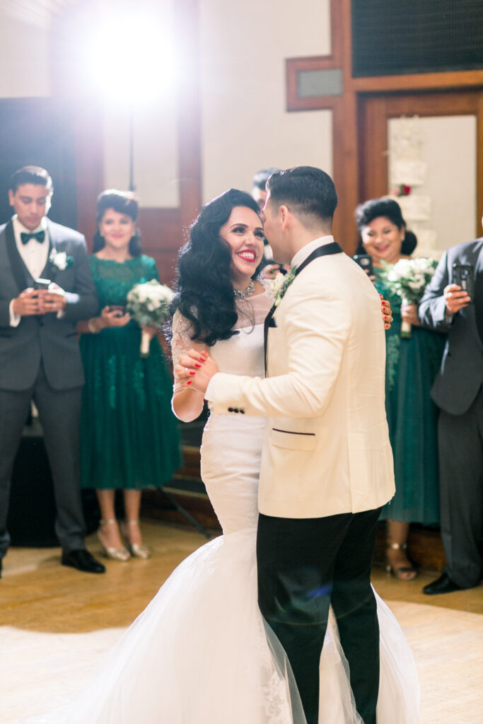 vintage wedding first dance