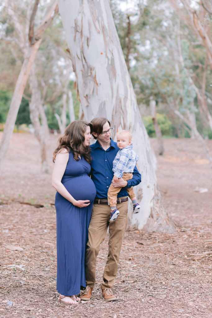 family holiday mini session eucalyptus tree maternity