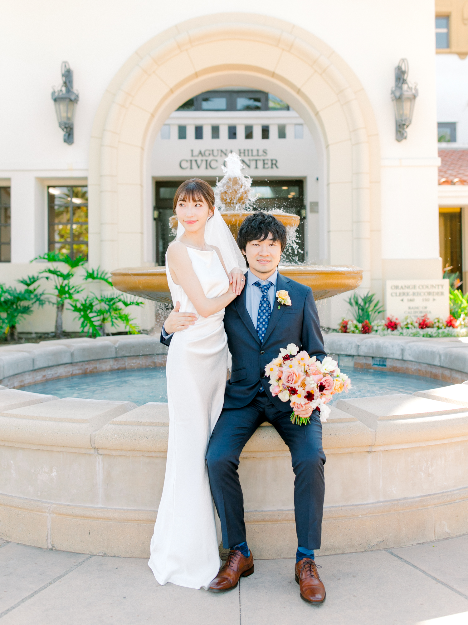 orange county courthouse wedding at laguna hills civic center