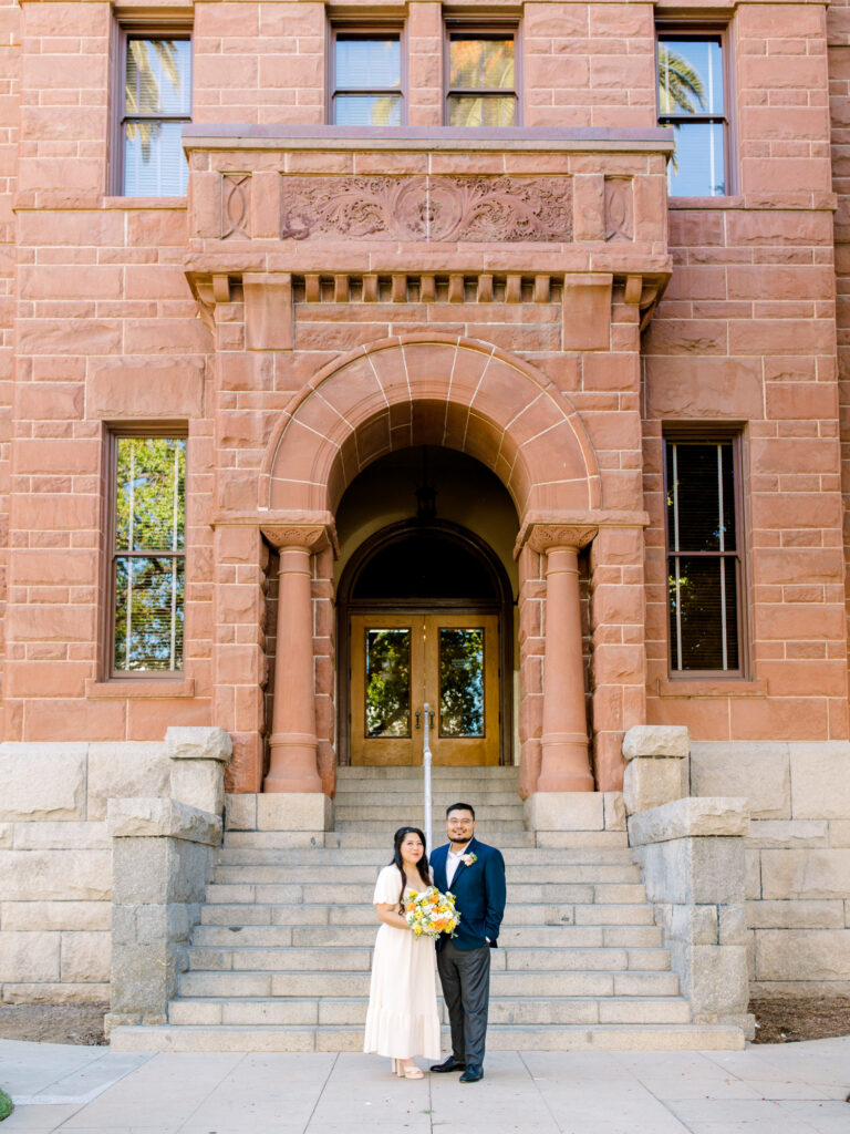 old orange county courthouse wedding elopement